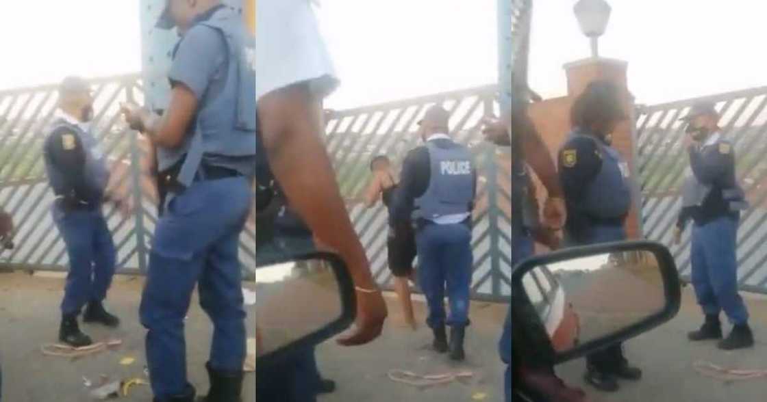 Video, cop, slapping woman, report a crime, Mzansi wants answers Video, cop, slapping woman, report a crime, Mzansi wants answers