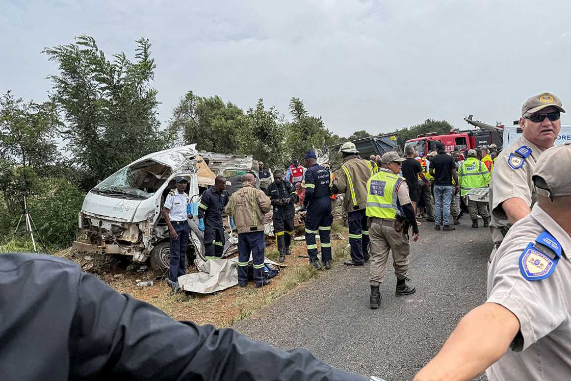 Thirteen people died in the accident in the Vaal