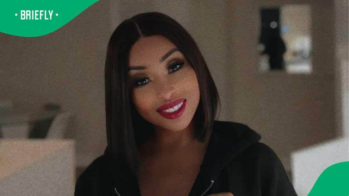 Khanyi Mbau's latest makeup video sparked fresh debate online.