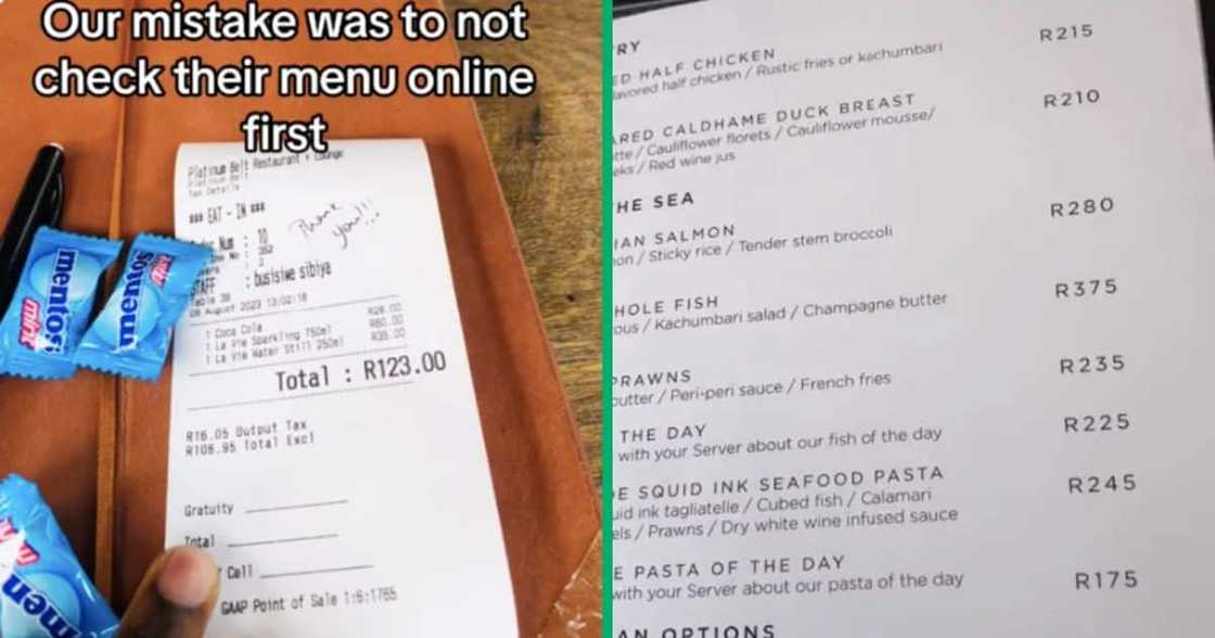 A man and his friend went to an expensive restaurant and paid a lot of money for water