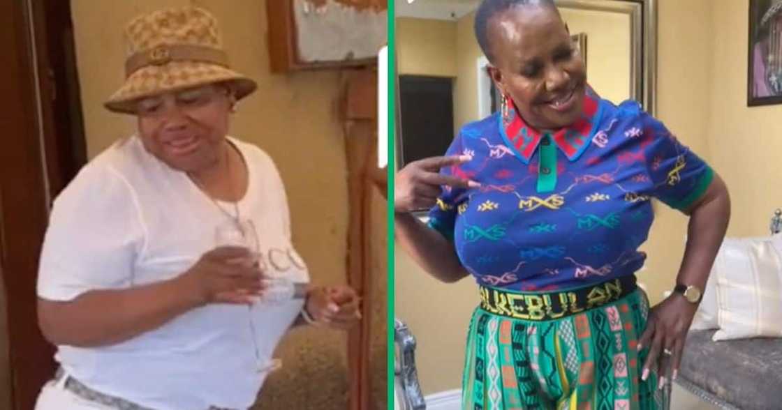 Gogo flexing her style and moves. Gogo flexing her style and moves.