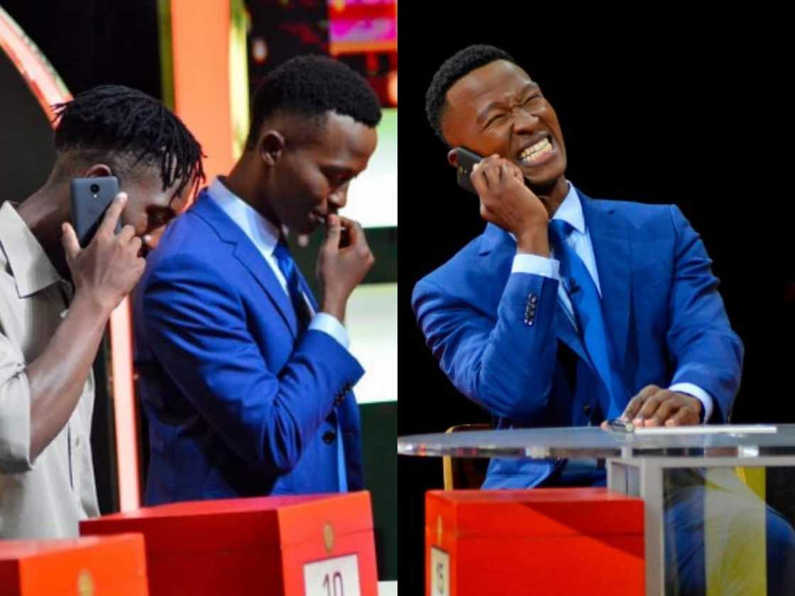 Deal or No Deal with presenter Katlego Deal or No Deal with presenter Katlego