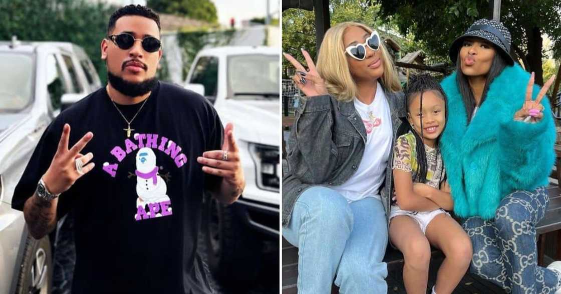 Kairo Forbes has penned a sweet note to AKA, DJ Zinhle, Nadia Nakai, Lynn Forbes, and Murdah Bongz.