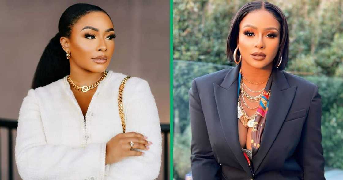 Boity debuted a new hairstyle on her Instagram page Boity debuted a new hairstyle on her Instagram page