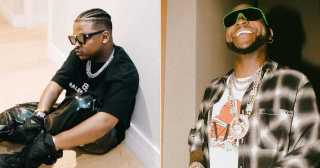 Focalistic, Davido, cash, social media Focalistic, Davido, cash, social media