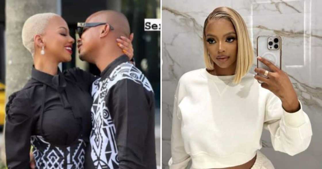 Mihlali Ndamase accused of trespassing in boyfriend's baby mama's house Mihlali Ndamase accused of trespassing in boyfriend's baby mama's house