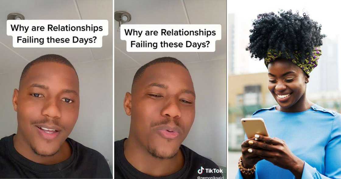 Man asks why relationships fail these days