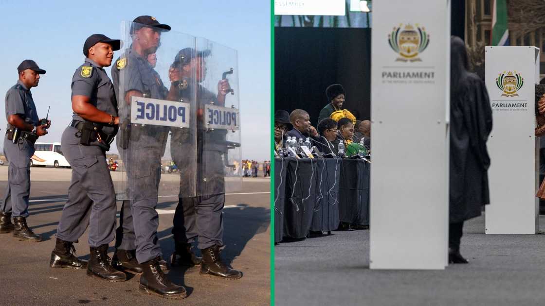 South African police training has come under the spotlight while citizens blame members of parliament for the problem. South African police training has come under the spotlight while citizens blame members of parliament for the problem.