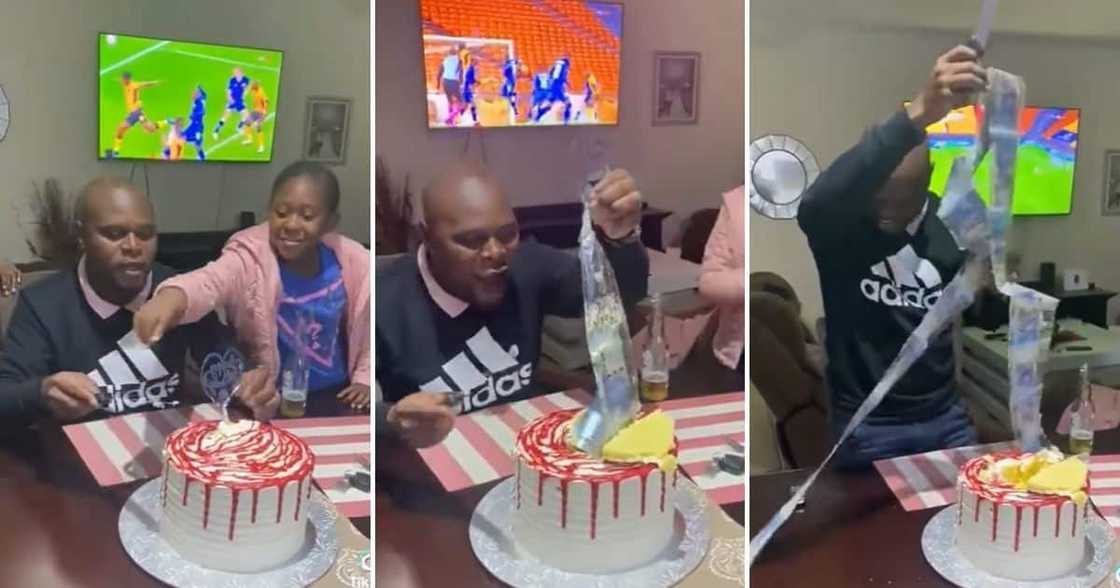 Family, Man, Cash Stacked, Birthday Cake, Mzansi Family, Man, Cash Stacked, Birthday Cake, Mzansi