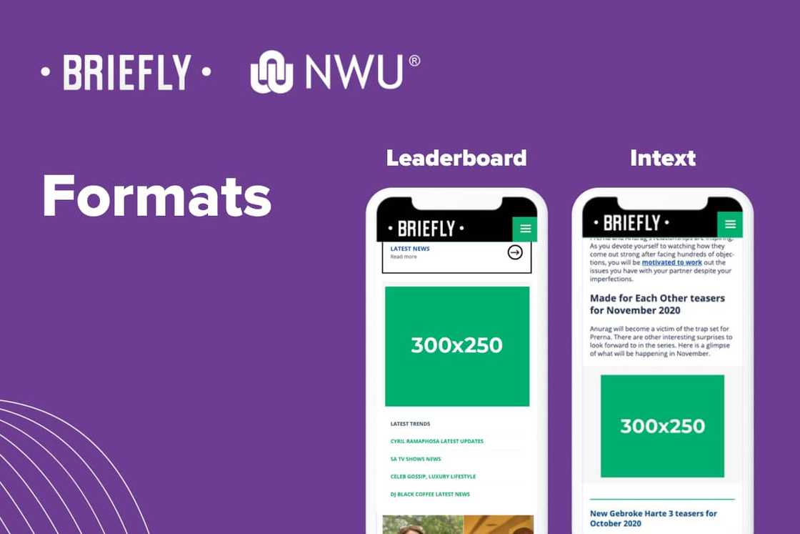 Briefly News offers great advertising formats, like leaderboard and intext, showcased in this image Briefly News offers great advertising formats, like leaderboard and intext, showcased in this image
