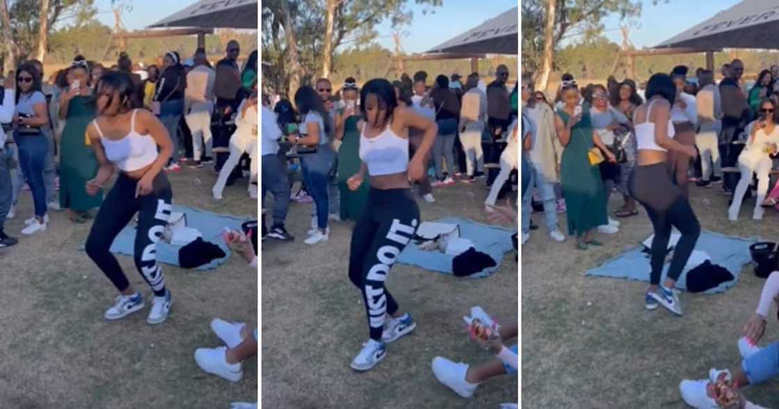 Mzansi woman drops some hot dance moves at a farmers market Mzansi woman drops some hot dance moves at a farmers market