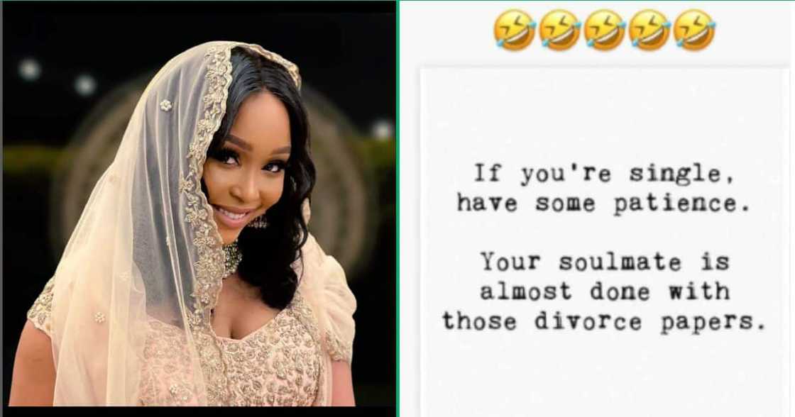 Minnie Dlamini shares cryptic text