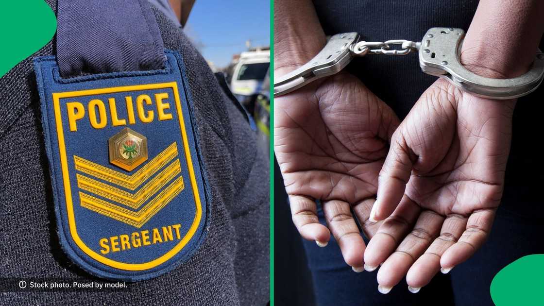 A Durban policewoman was arrested after she was found in possession of a hijack victim's bank card