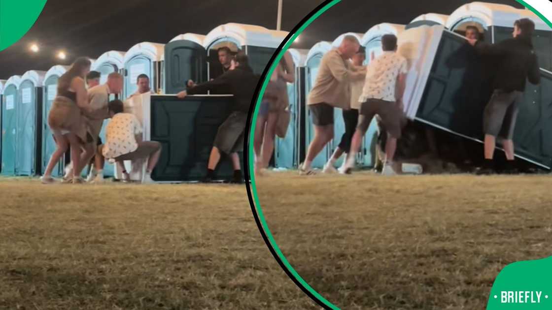 People outraged by portable toilet incident People outraged by portable toilet incident