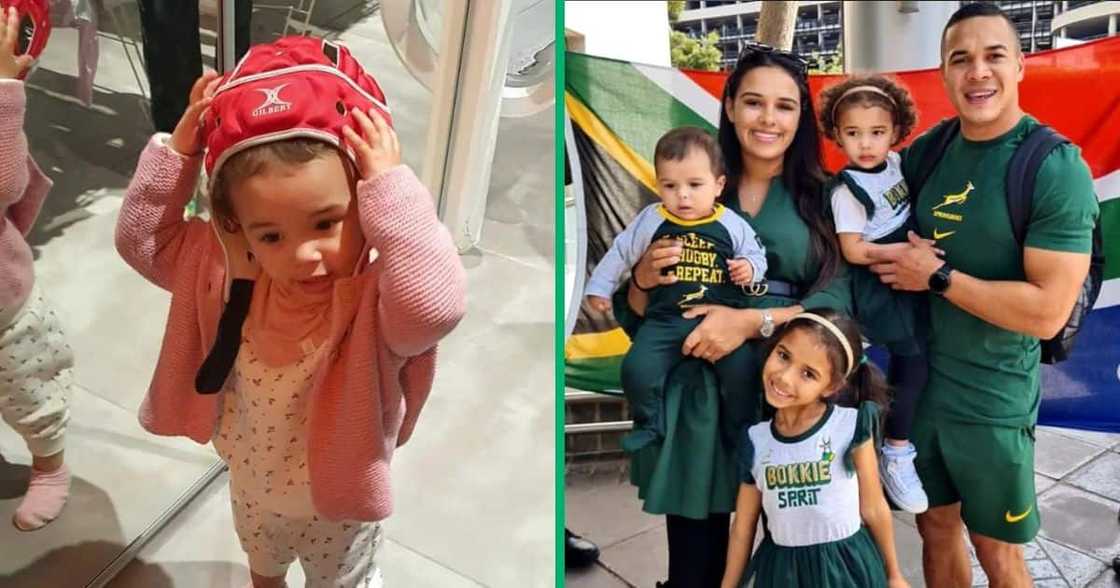 Cheslin Kolbe's big win was celebrated in a heartfelt way by his wife, Layla, who showered him with love and pride from home, surrounded by their children.