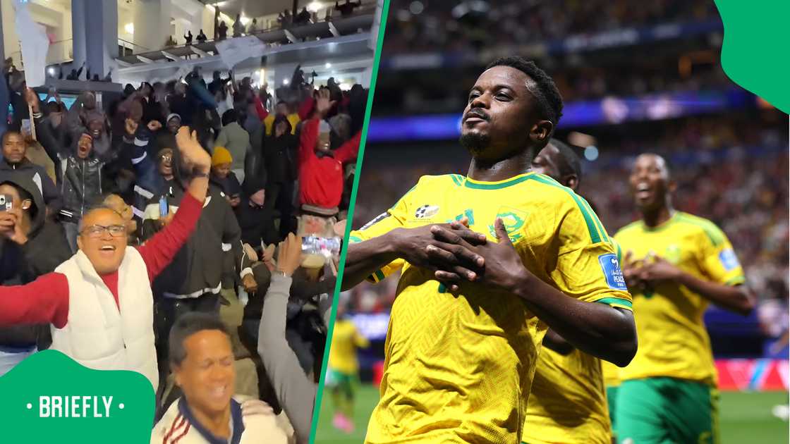 Cape Town erupted after Mokoena scored