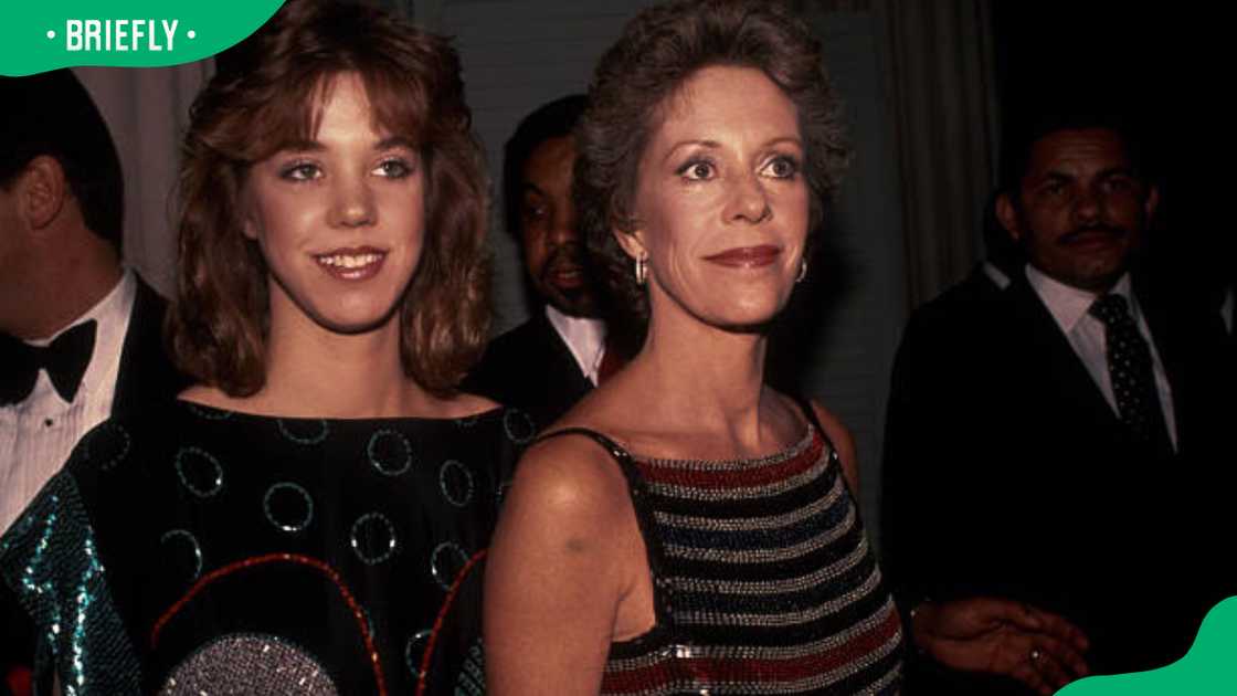 Carol Burnett with daughter Carrie Hamilton Carol Burnett with daughter Carrie Hamilton
