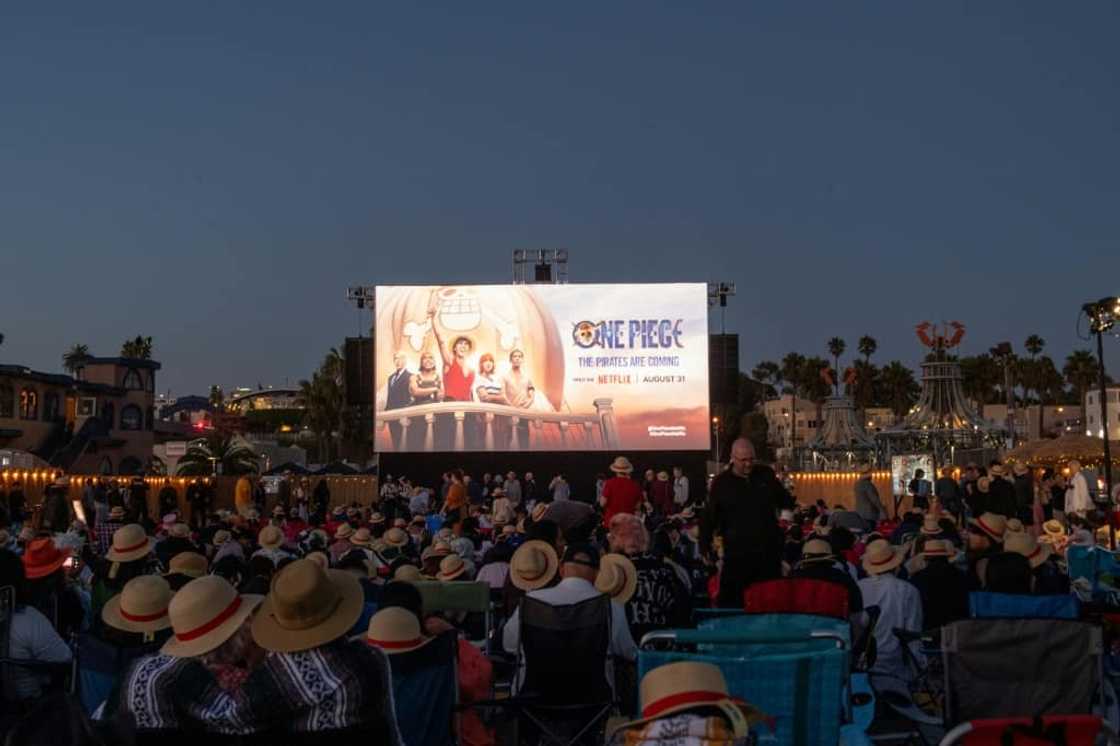 'One Piece' manga fans attended a screening of the live-action series in Santa Monica, California last month