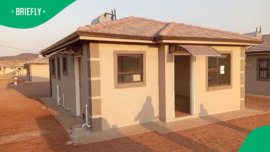 A couple working at Checkers showed off their new home. A couple working at Checkers showed off their new home.