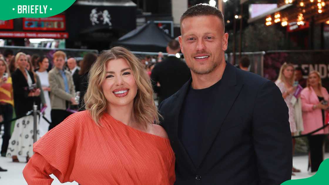Olivia Buckland and Alex Bowen in London Olivia Buckland and Alex Bowen in London