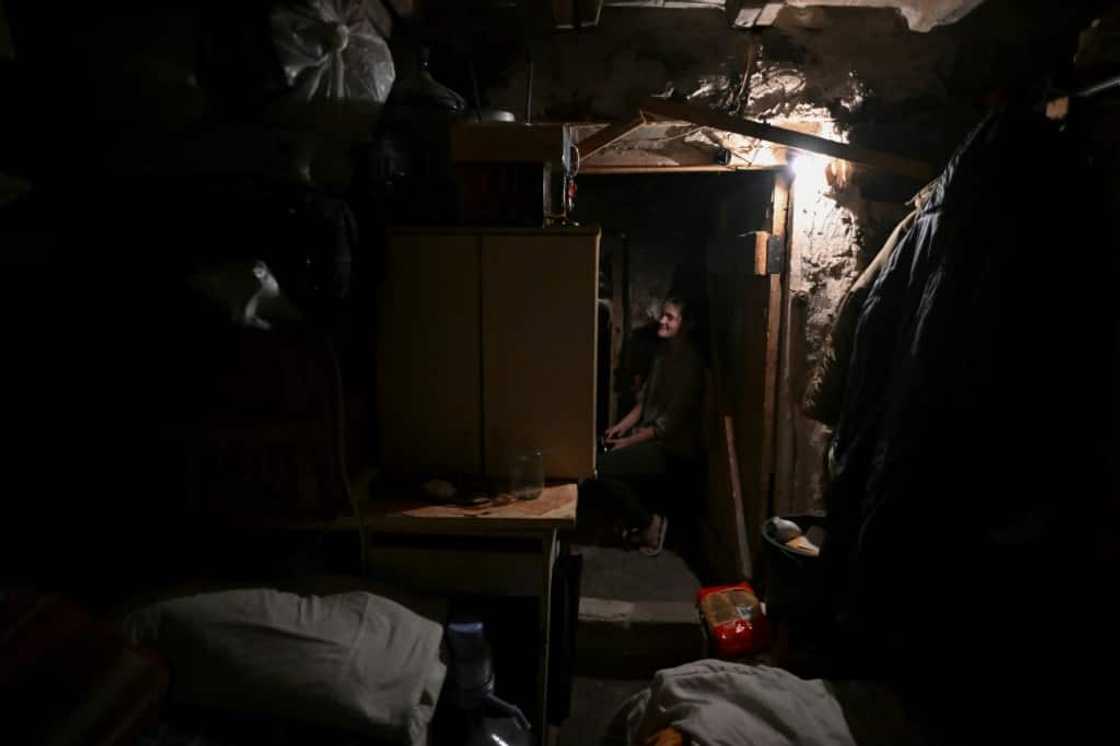 Some residents have moved to the cellars for protection against the shelling and to help keep warm