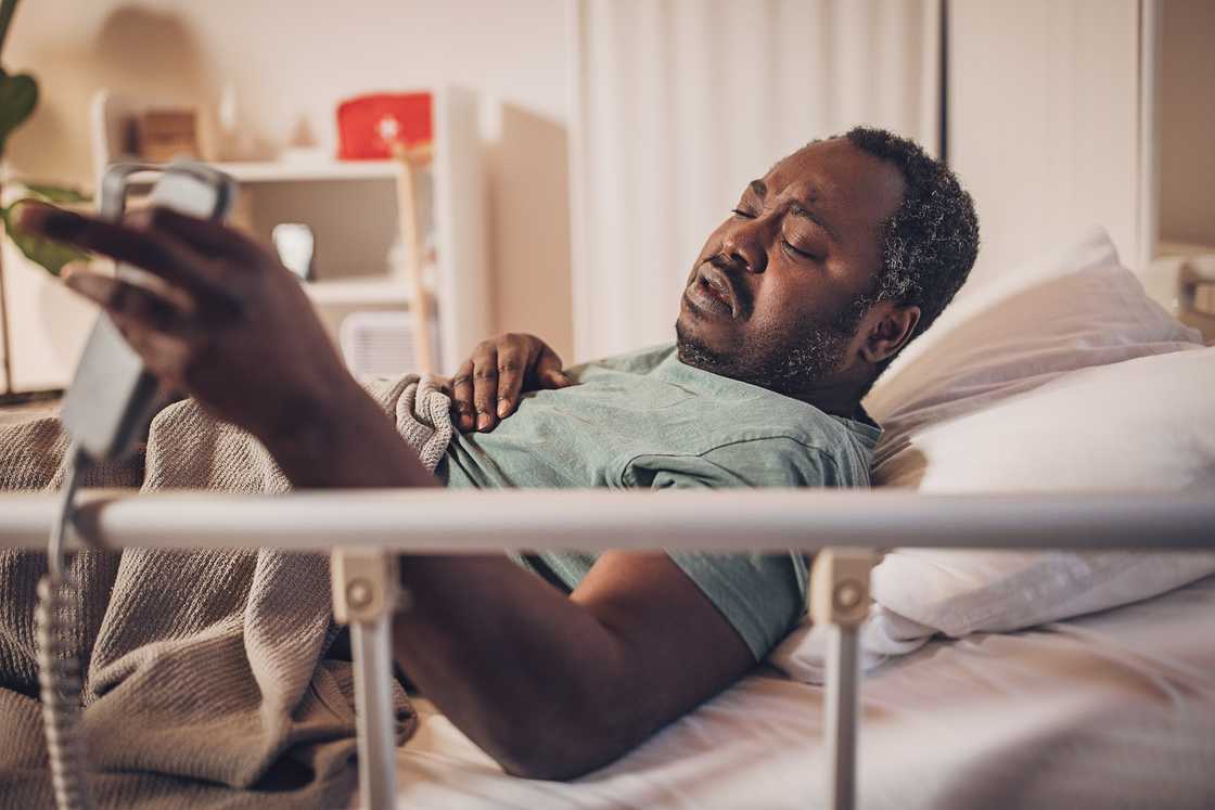 A worried patient A worried patient