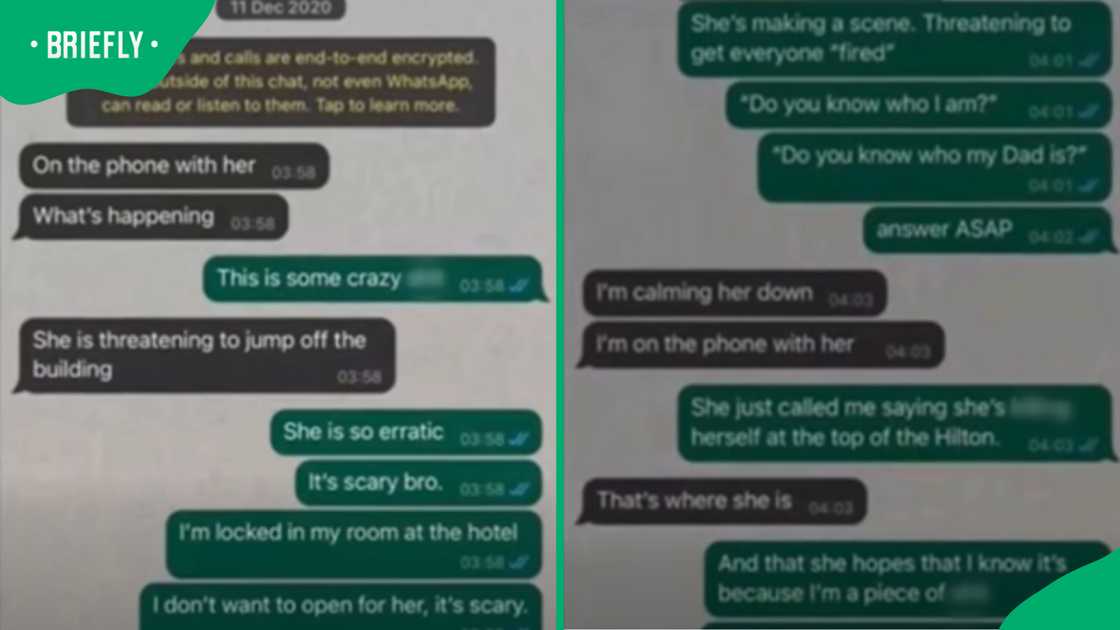 Text messages between rapper Kiernan “AKA” Forbes and a lawyer representing the Tembe family Text messages between rapper Kiernan “AKA” Forbes and a lawyer representing the Tembe family