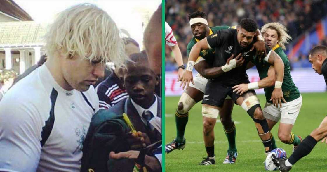 Faf de Klerk and Siya Kolisi Faf de Klerk and Siya Kolisi