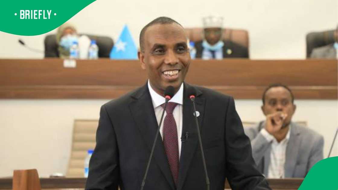 a pic of Somali prime minister