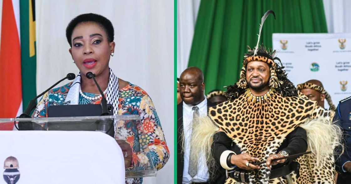 KZN's premier, Nomusa Dube-Ncube, said the provincial government would not pay Misuzulu's legal bills unless full details are given KZN's premier, Nomusa Dube-Ncube, said the provincial government would not pay Misuzulu's legal bills unless full details are given