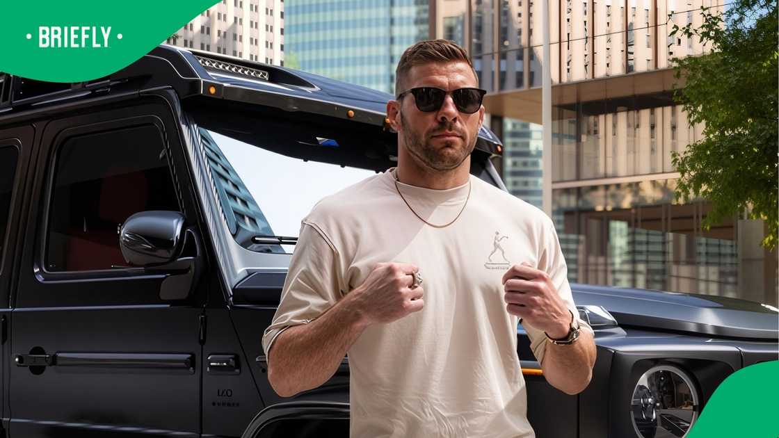 Dricus du Plessis, Mercedes Benz, Instagram. Dricus du Plessis, Mercedes Benz, Instagram.