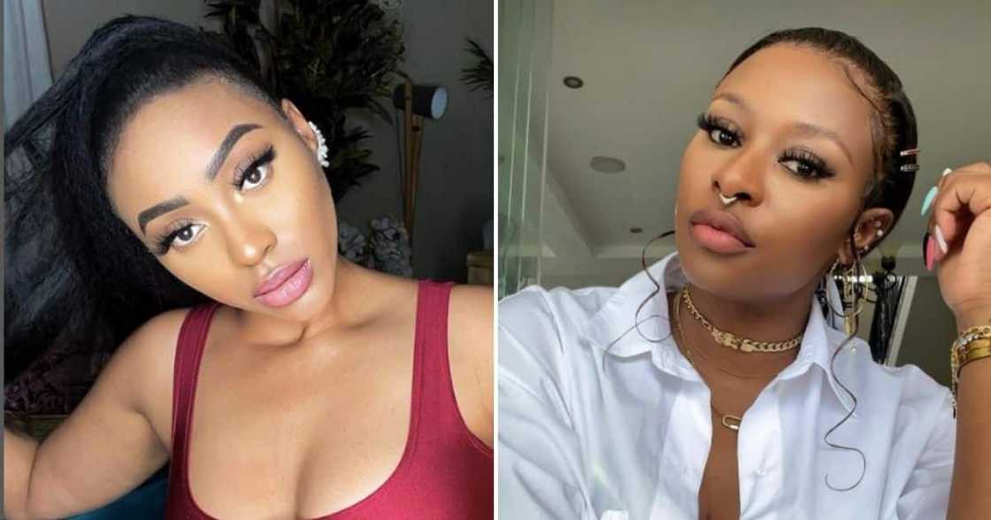 DJ Zinhle, Nadia Nakai, celebrity, AKA DJ Zinhle, Nadia Nakai, celebrity, AKA
