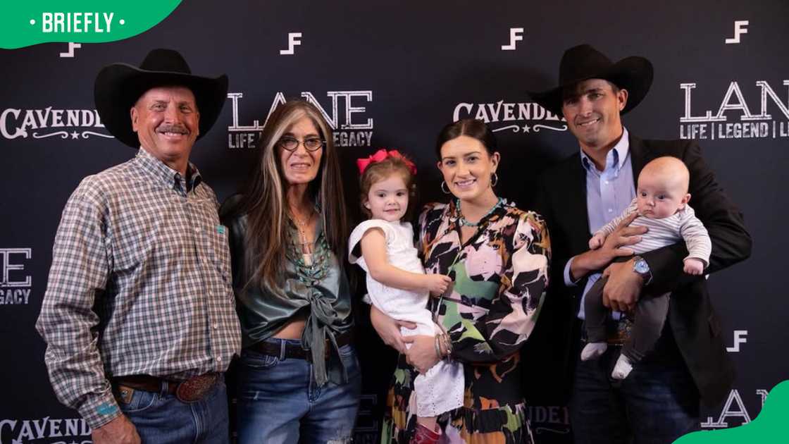Mike Macy, Kellie Kyle, Brogan, Parker, and Kellie's grandchildren