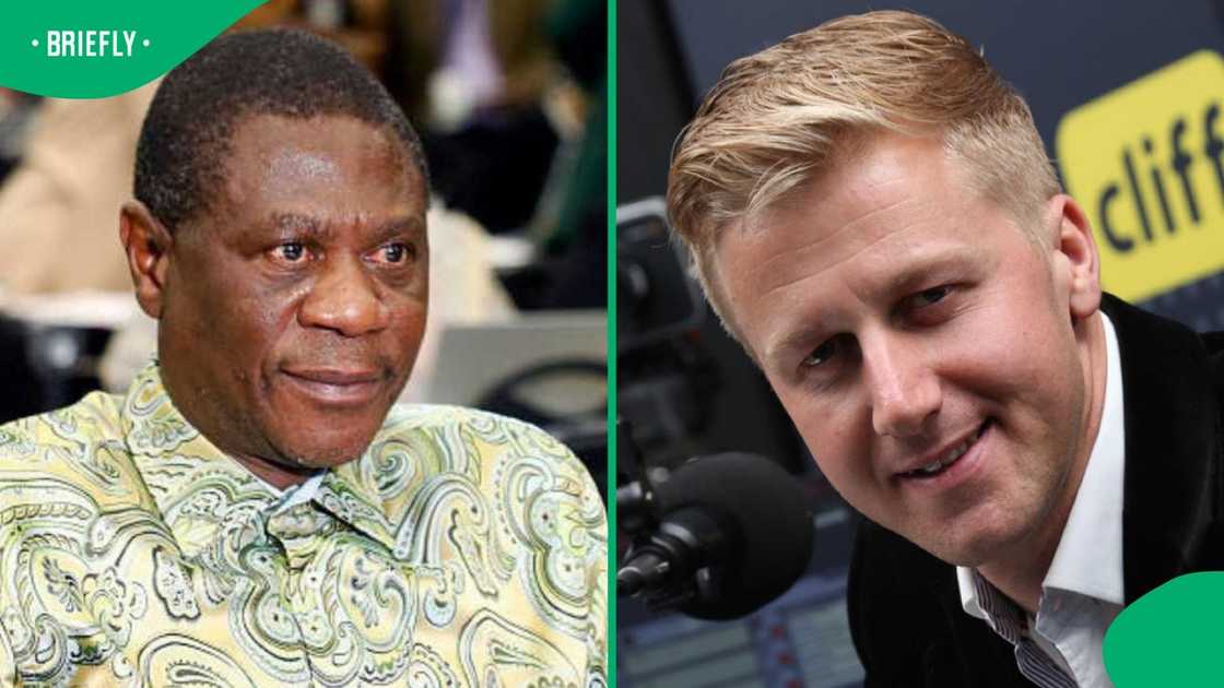 Gareth Cliff took a shot at Deputy President Mashatile's return to duty.