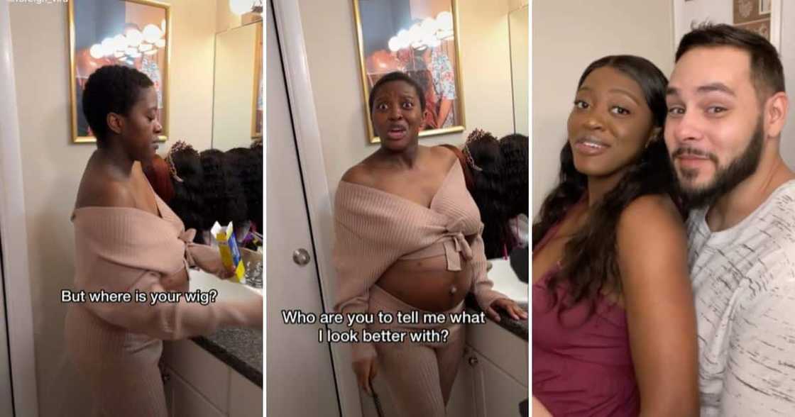 Husband pranks pregnant wife