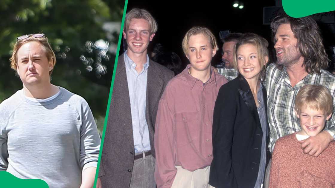 Actor Kurt Russell, son Boston Russell, stepdaughter Kate Hudson and son Wyatt Russell Actor Kurt Russell, son Boston Russell, stepdaughter Kate Hudson and son Wyatt Russell