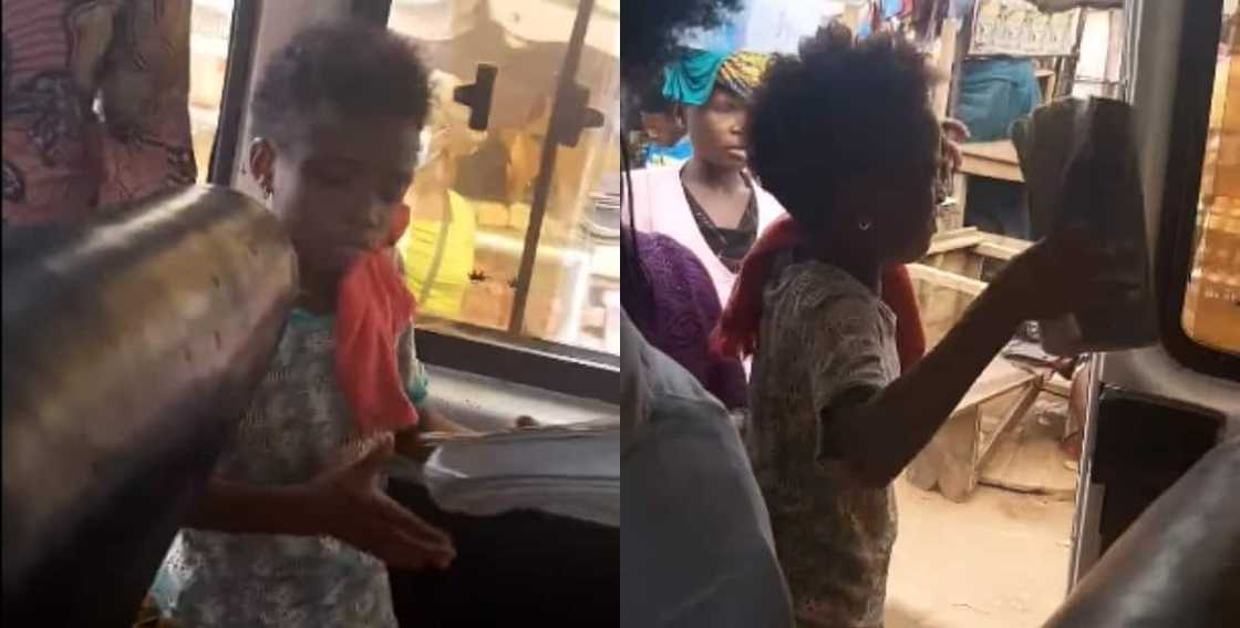 Little girl preaching Little girl preaching