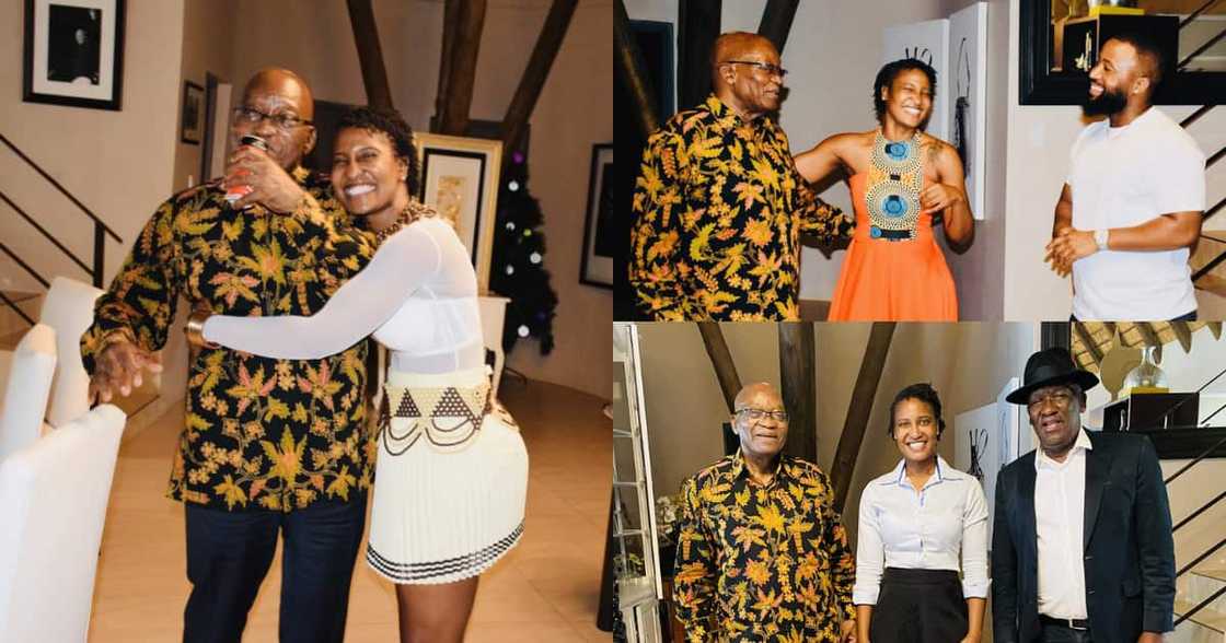 Duduzile Zuma Laughs Heartily at Her Dad's "Tea Shirt Challenge" Duduzile Zuma Laughs Heartily at Her Dad's "Tea Shirt Challenge"