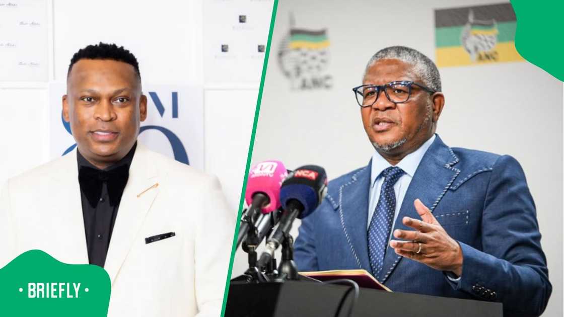 Robert Marawa reacted to Fikile Mbalula's media briefing on Brown Mogotsi. Robert Marawa reacted to Fikile Mbalula's media briefing on Brown Mogotsi.