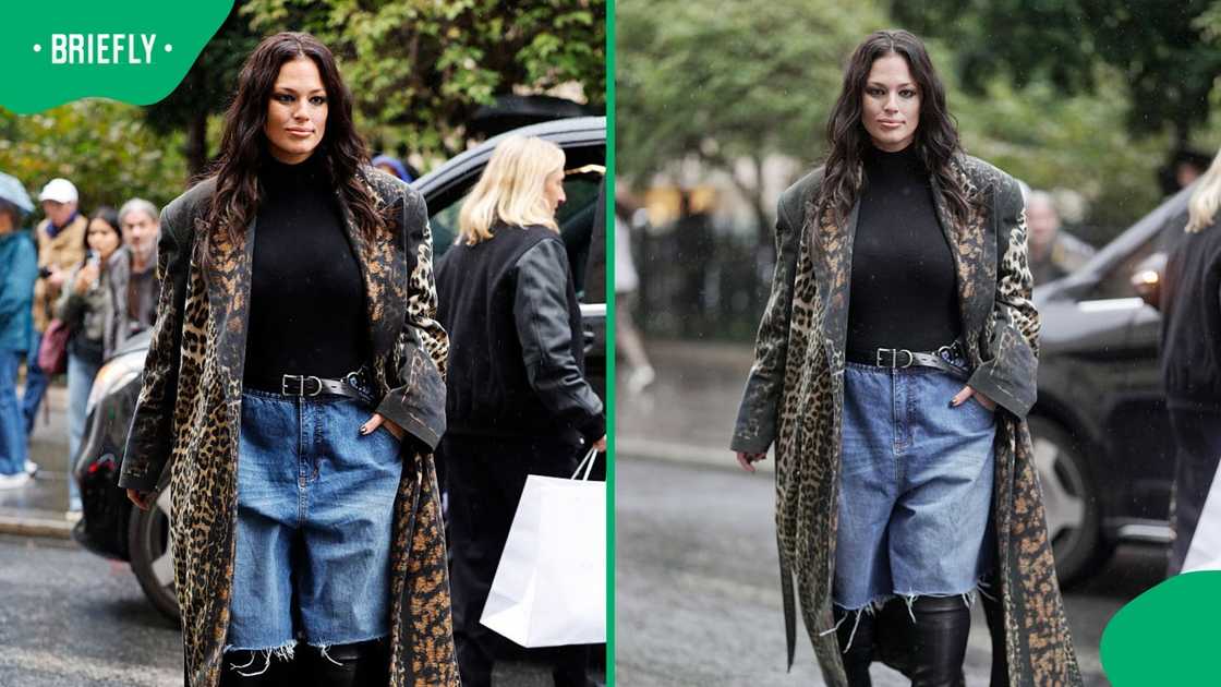 Ashley Graham at Paris Fashion Week. Ashley Graham at Paris Fashion Week.