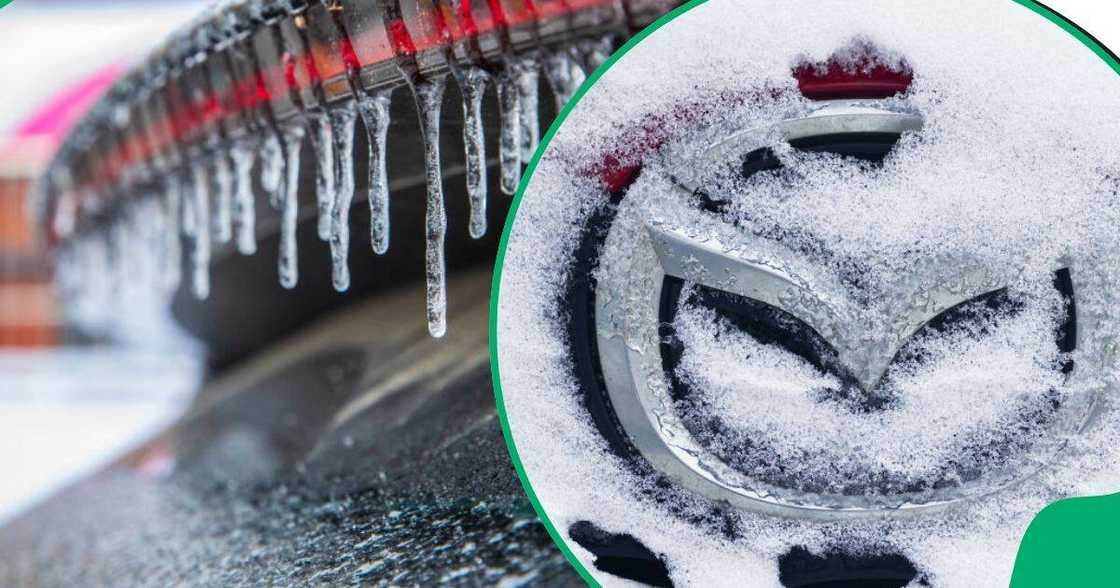 Winter colds freeze car Winter colds freeze car