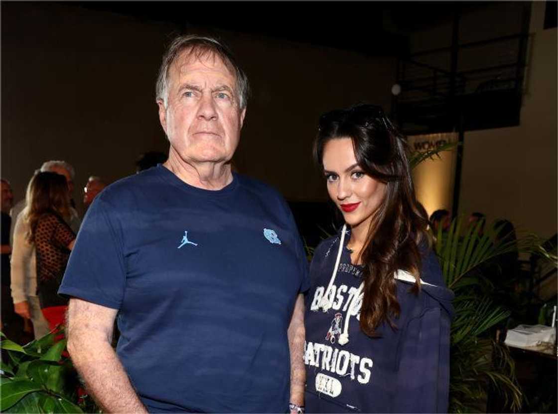 Bill Belichick and his girlfriend, Jordan Hudson