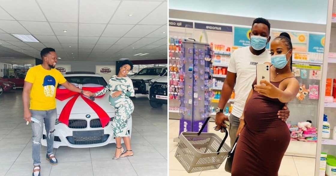 Woman, husband, wife, new car, pregnancy, couple, trending news, viral posts