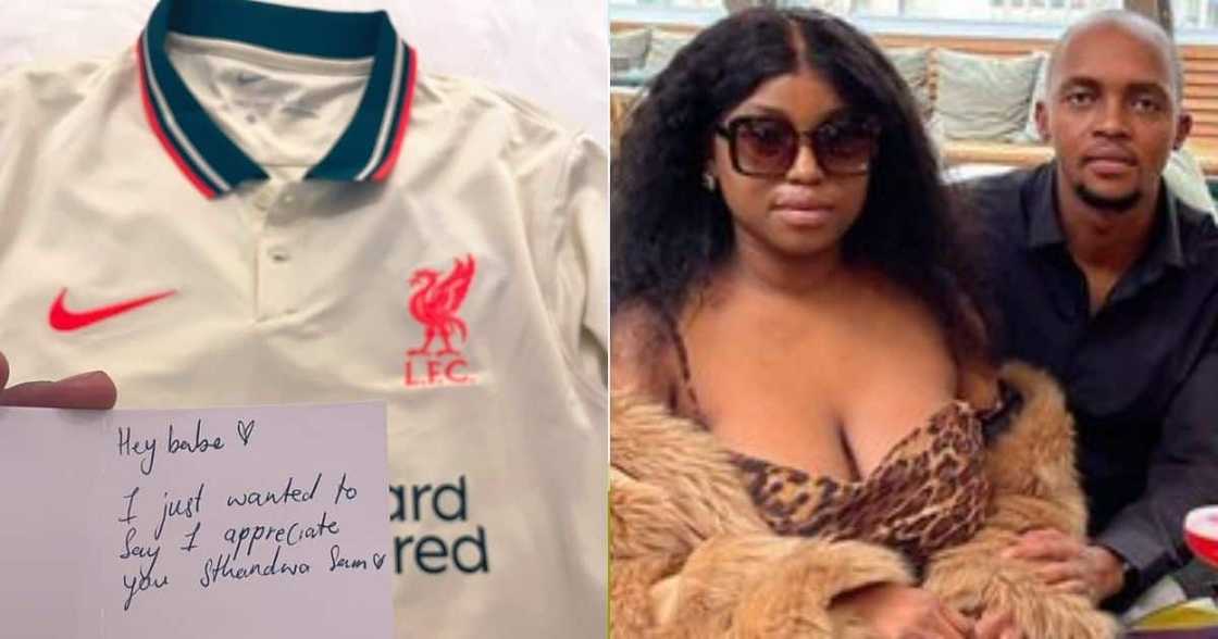 Perfect, Bae, Proud, Man Receives, Liverpool Jersey, From Lover, Sports Perfect, Bae, Proud, Man Receives, Liverpool Jersey, From Lover, Sports