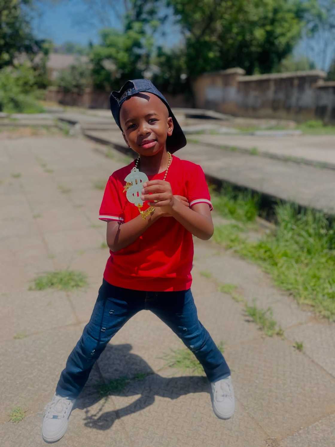 Other social media users jokingly said the boy wanted to make sure that people know that he was not born out of wedlock Other social media users jokingly said the boy wanted to make sure that people know that he was not born out of wedlock