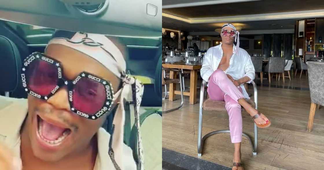 Somizi, Flexes, “Gucci”, Goggles, Hilarious, Video, Reactions, Celebrity