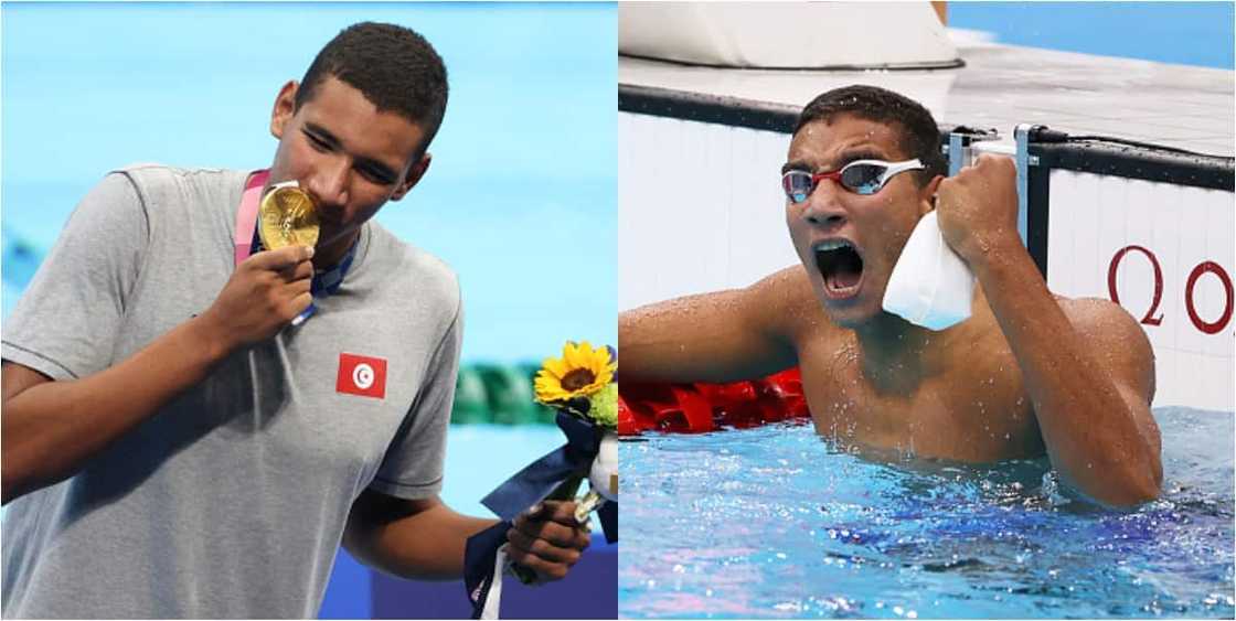 Ahmed Hafnaoui, African, Olympics, Tunisian, Athlete, Swimming, Freestyle Ahmed Hafnaoui, African, Olympics, Tunisian, Athlete, Swimming, Freestyle