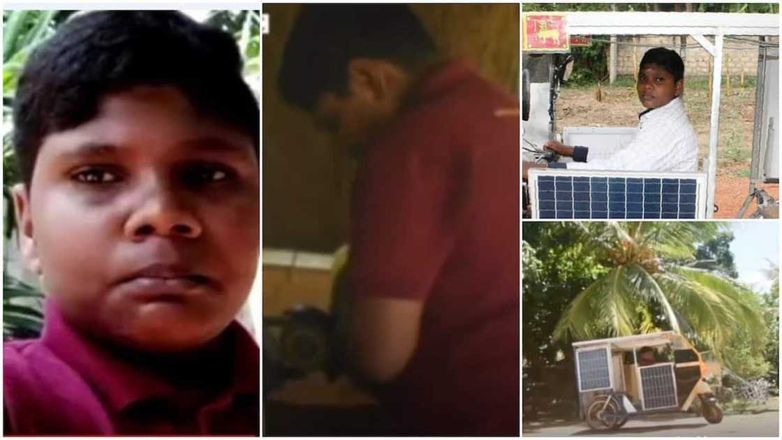 He hopes to build a car next. He hopes to build a car next.