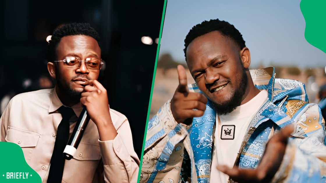 Netizens reacted to Kwesta's kids asking how famous he is