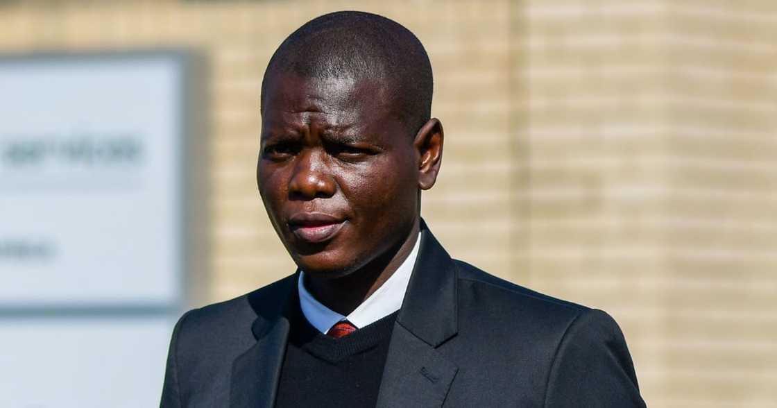 Minister of Justice Ronald Lamola announces the 2022 matric results